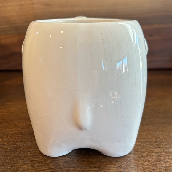Tag Brand Elephant Coffee Cup - White Ceramic Some Flaws Please Review Pictures. - Picture 4 of 7